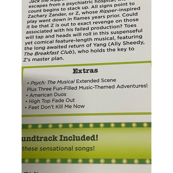 Psych The Musical DVD New - Picture 5 of 10